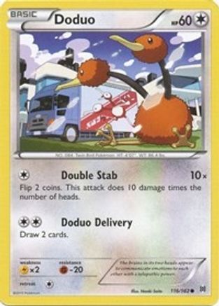 Doduo (116/162) [XY : PERCÉE] 
