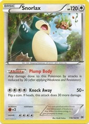 Ronflex (118/162) [XY : PERCÉE] 