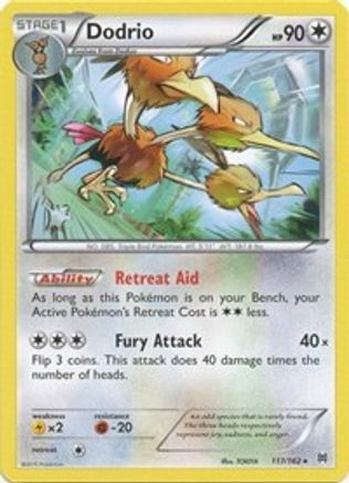 Dodrio (117/162) [XY : PERCÉE] 