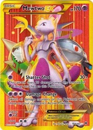 Mewtwo EX (164 Secret Full Art) (164/162) [BKT XY BREAKthrough] Holofoil