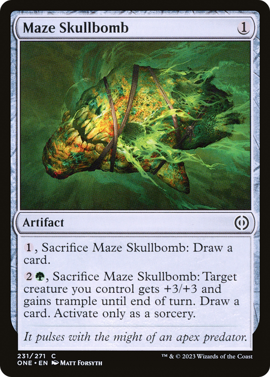 Maze Skullbomb (ONE-231) - [Phyrexia: All Will Be One] Foil