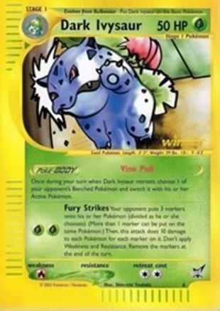 Dark Ivysaur (6) (Gagnant) [Meilleure des promotions] 