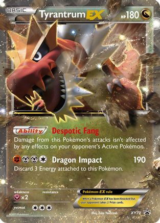 Tyrantrum EX (XY70) [XY: Black Star Promos]