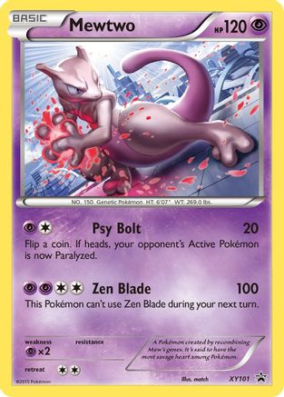 Mewtwo (XY101) [XY : promotions Black Star] 