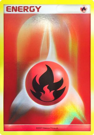 Fire Energy (2007-2008 League Promo) - [League & Championship Cards] Holofoil