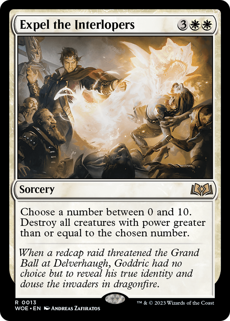 Expel the Interlopers (WOE-013) - [Wilds of Eldraine] Foil