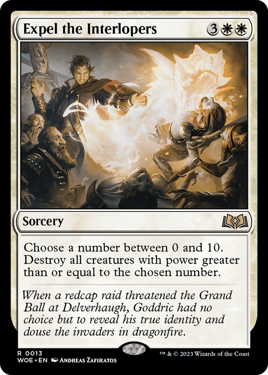 Expel the Interlopers (WOE-013) - [Wilds of Eldraine] Foil