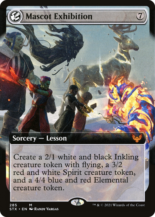 Mascot Exhibition (Extended Art) (STX-285) - [Strixhaven: School of Mages]: (Extended Art, lesson)