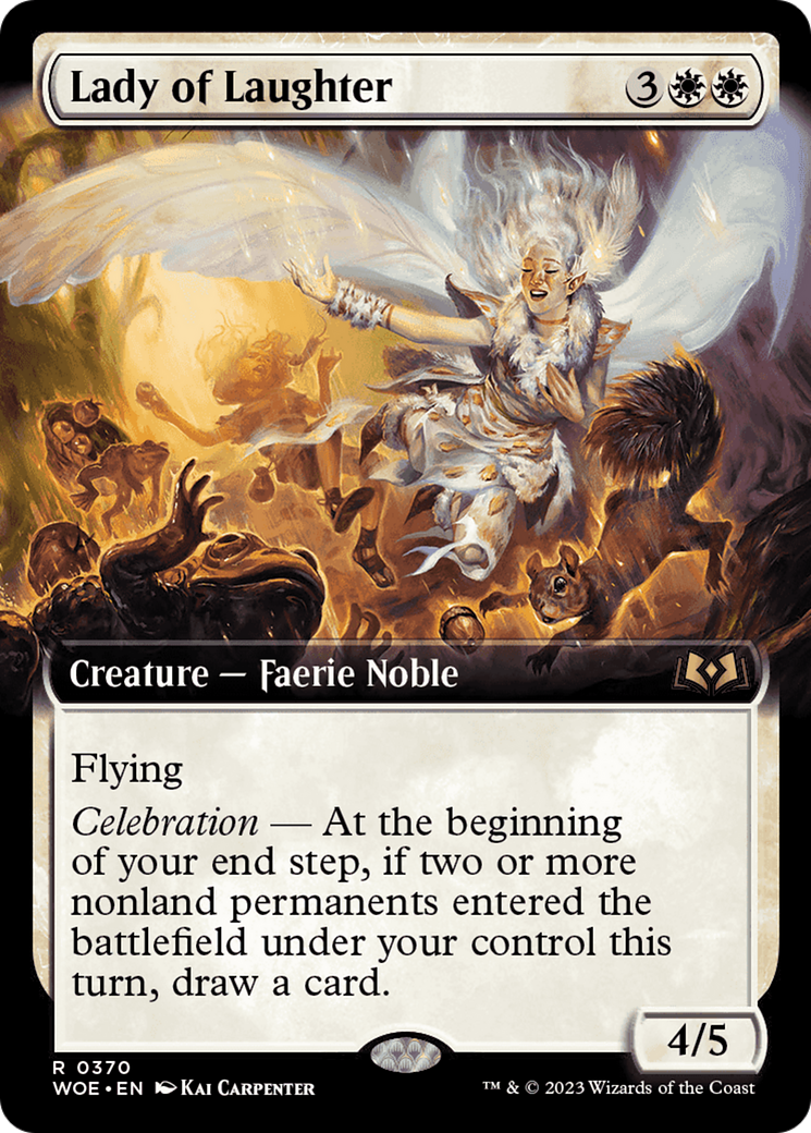 Lady of Laughter (Extended Art) (WOE-370) - [Wilds of Eldraine]: (Extended Art)