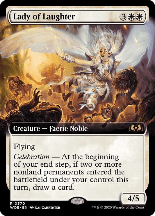 Lady of Laughter (Extended Art) (WOE-370) - [Wilds of Eldraine]: (Extended Art)