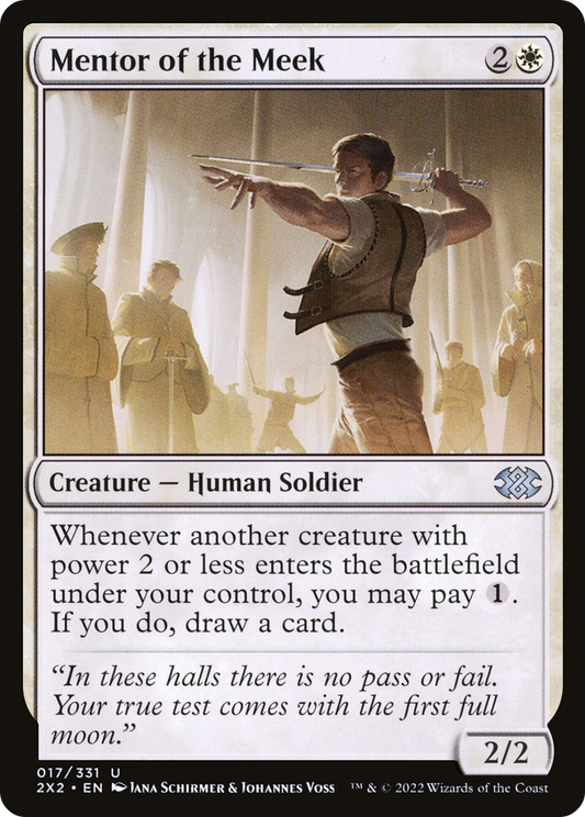 Mentor of the Meek (2X2-017) - [Double Masters 2022] Foil
