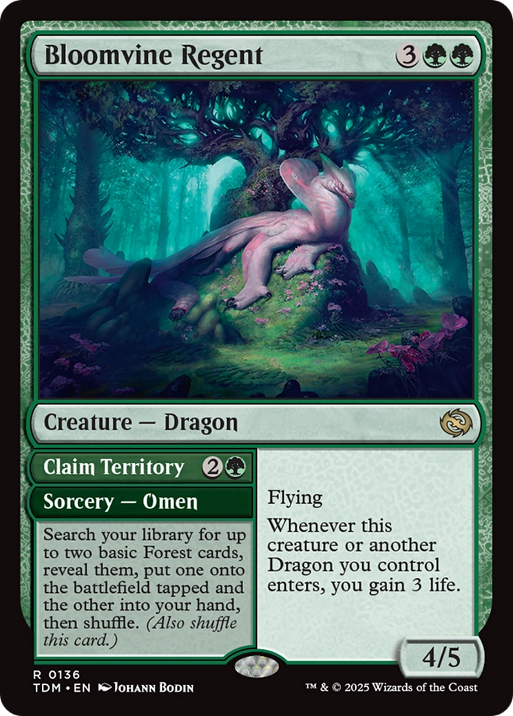 Bloomvine Regent (TDM-136) - [Tarkir: Dragonstorm] Foil
