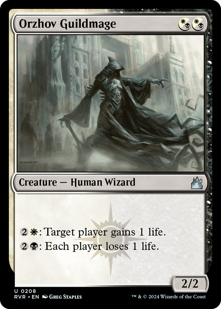 Orzhov Guildmage (RVR-208) - [Ravnica Remastered] Foil