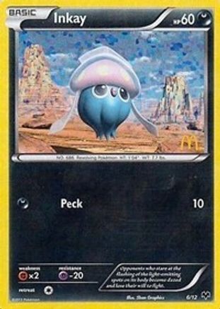 Inkay - 6/12/12 - [McDonalds Promos 2014] Holofoil