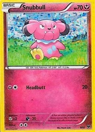Snubbull - 8/12 8/12 - [McDonalds Promos 2014] Holofoil