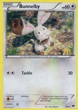Bunnelby - 10/12/12 - [McDonalds Promos 2014] Holofoil