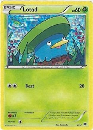 Lotad - 2/12/12 - [McDonalds Promos 2015] Holofoil