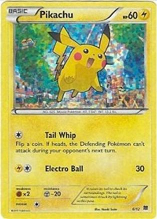 Pikachu - 6/12/12 - [McDonalds Promos 2015] Holofoil