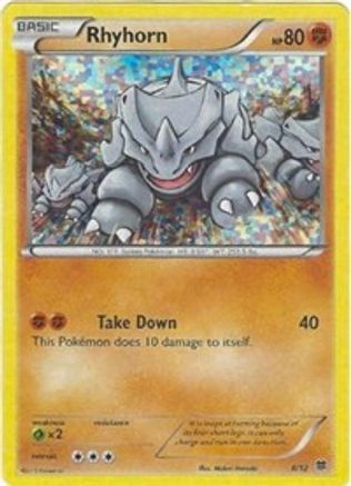 Rhyhorn (8/12) [Promos McDonald's : Collection 2015] 