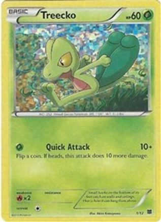 Treecko (1/12) [Promos McDonald's : Collection 2015] 