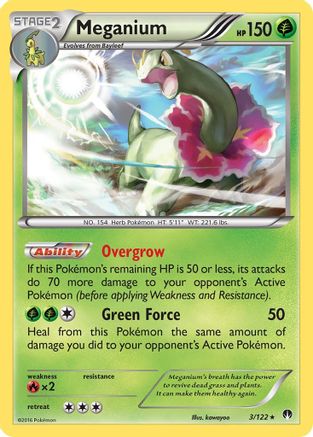 Meganium 3/122 - [XY  BREAKpoint] Holofoil