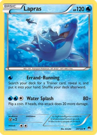 Lapras (28/122) [XY : point de rupture] 