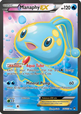 Manaphy EX (Full Art) 116/122 - [XY  BREAKpoint] Holofoil