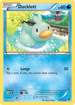 Ducklett (36/122) [XY: BREAKpoint]