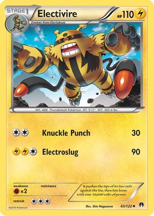 Electivire (43/122) [XY: BREAKpoint]