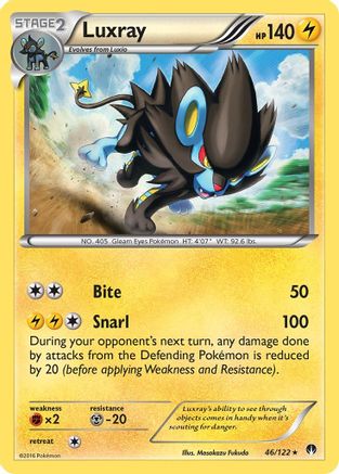 Luxray (46/122) [XY : point de rupture] 