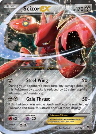 Scizor EX (76/122) [BKP XY BREAKpoint] Holofoil