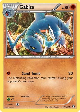 Gabite (69/122) [XY : point de rupture] 