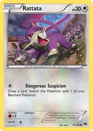 Rattata (87/122) [XY : point de rupture] 