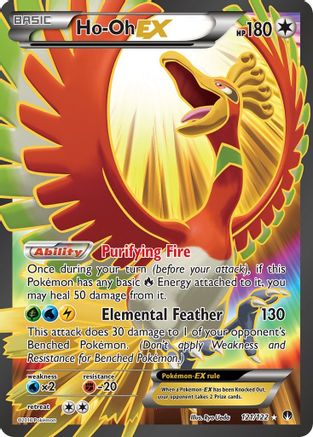 Ho-Oh EX (Full Art) 121/122 - [XY  BREAKpoint] Holofoil