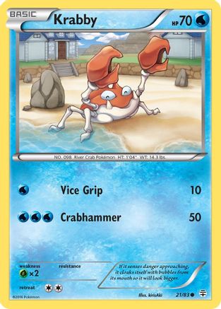 Krabby (21/83) [XY : Générations] 