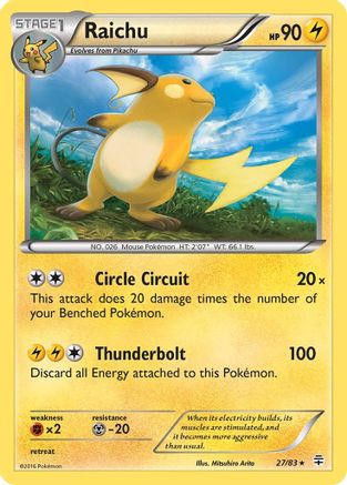 Raichu 27/83 - [Generations] Holofoil