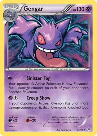Gengar 35/83 - [Generations] Holofoil
