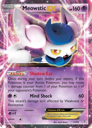 Meowstic EX 37/83 - [Generations] Holofoil