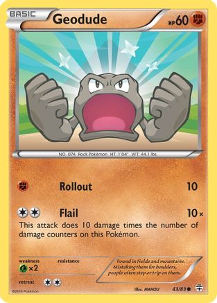 Geodude (43/83) [XY : Générations] 