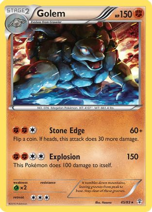 Golem (45/83) [XY : Générations] 