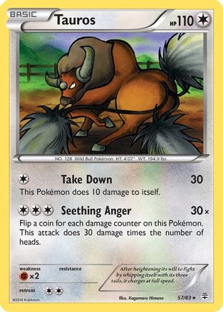 Tauros (57/83) [XY: Generations]