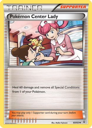 Pokemon Center Lady 68/83 - [Generations]