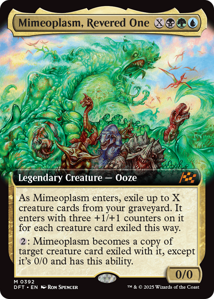 Mimeoplasm, Revered One (DFT-392) - [Aetherdrift]: (Extended Art) Foil
