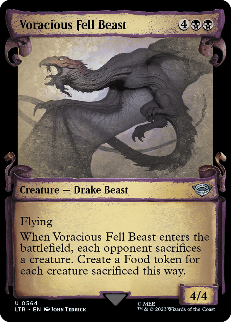 Voracious Fell Beast (LTR-564) - [The Lord of the Rings: Tales of Middle-earth]: (Showcase)