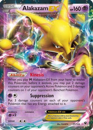 Alakazam EX (25/124) [XY: Fates Collide]