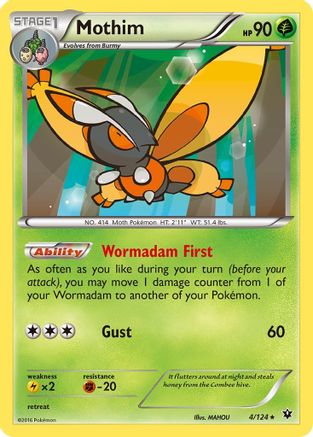 Mothim (4/124) [XY : Les destins entrent en collision] 