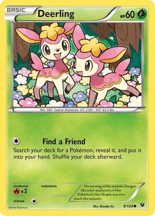 Deerling (8/124) [XY: Fates Collide]