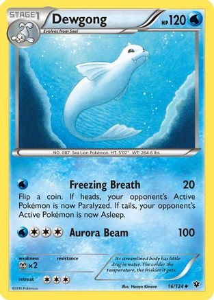 Dewgong 16/124 - [XY  Fates Collide]