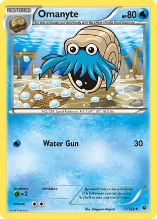 Omanyte (17/124) [XY : Collision des destins] 