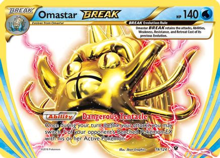 Omastar BREAK (19/124) [XY: Fates Collide]